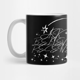 Ask Believe Receive the concept of  law of attraction Mug